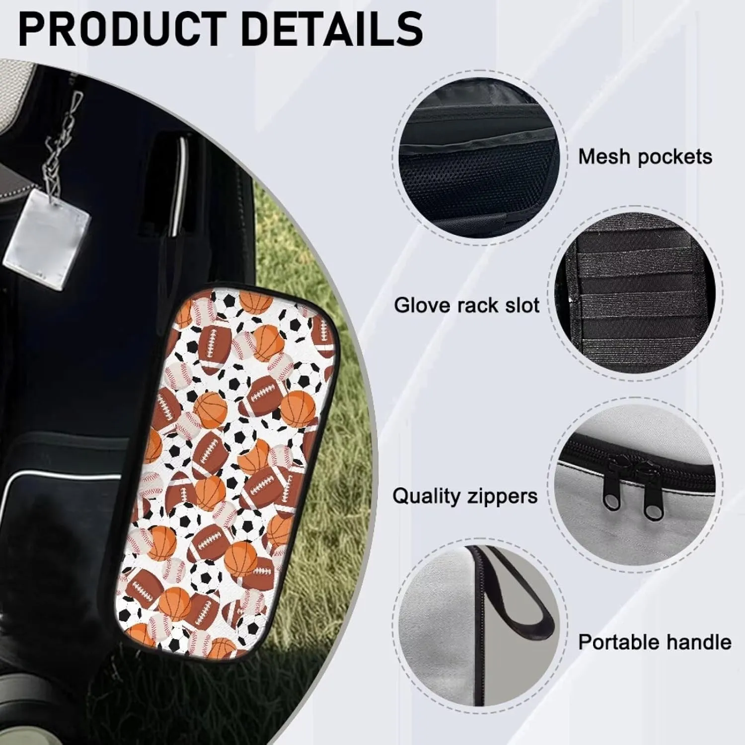 Golf Ball Bag Pouch, Golf Essentials Accessory Bag, Golf Valuables Pouch Golf Gifts for Men Golf Accessories Case Bag