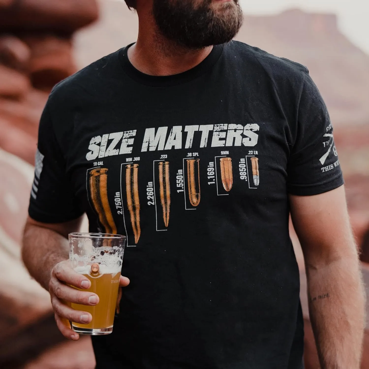 Grunt Style Size Matters Men's T-Shirt
