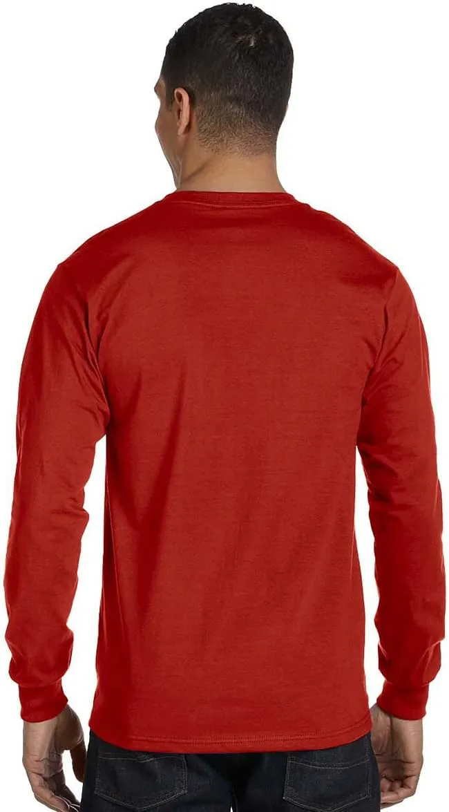 Hanes Men's Beefy-t T-Shirt, Classic Heavyweight Cotton Tee, 1 Or 2 Pack, Available in Tall Sizes
