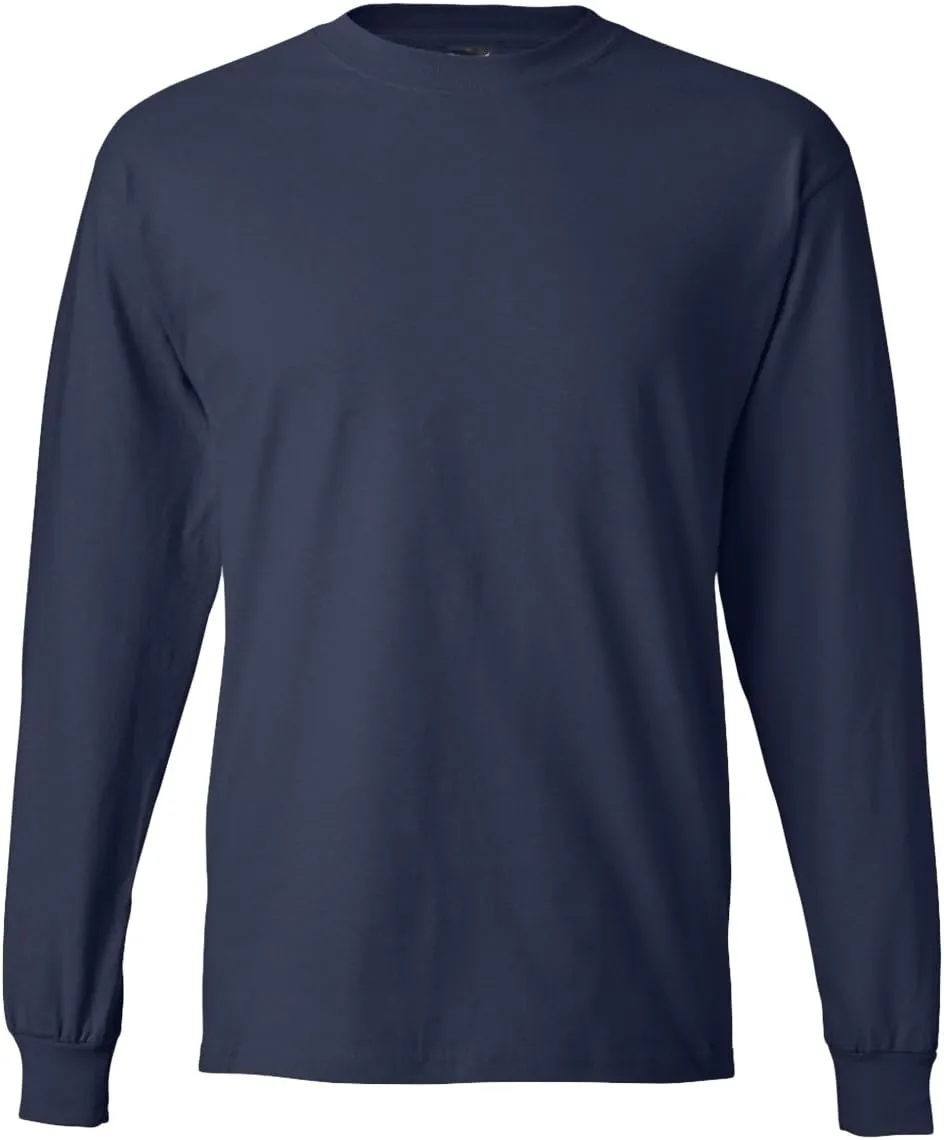 Hanes Men's Beefy-t T-Shirt, Classic Heavyweight Cotton Tee, 1 Or 2 Pack, Available in Tall Sizes