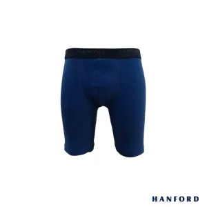 Hanford Kids/Teens Cotton w/ Spandex Knee Shorts - Finster/ActiveBlue (Single Pack)