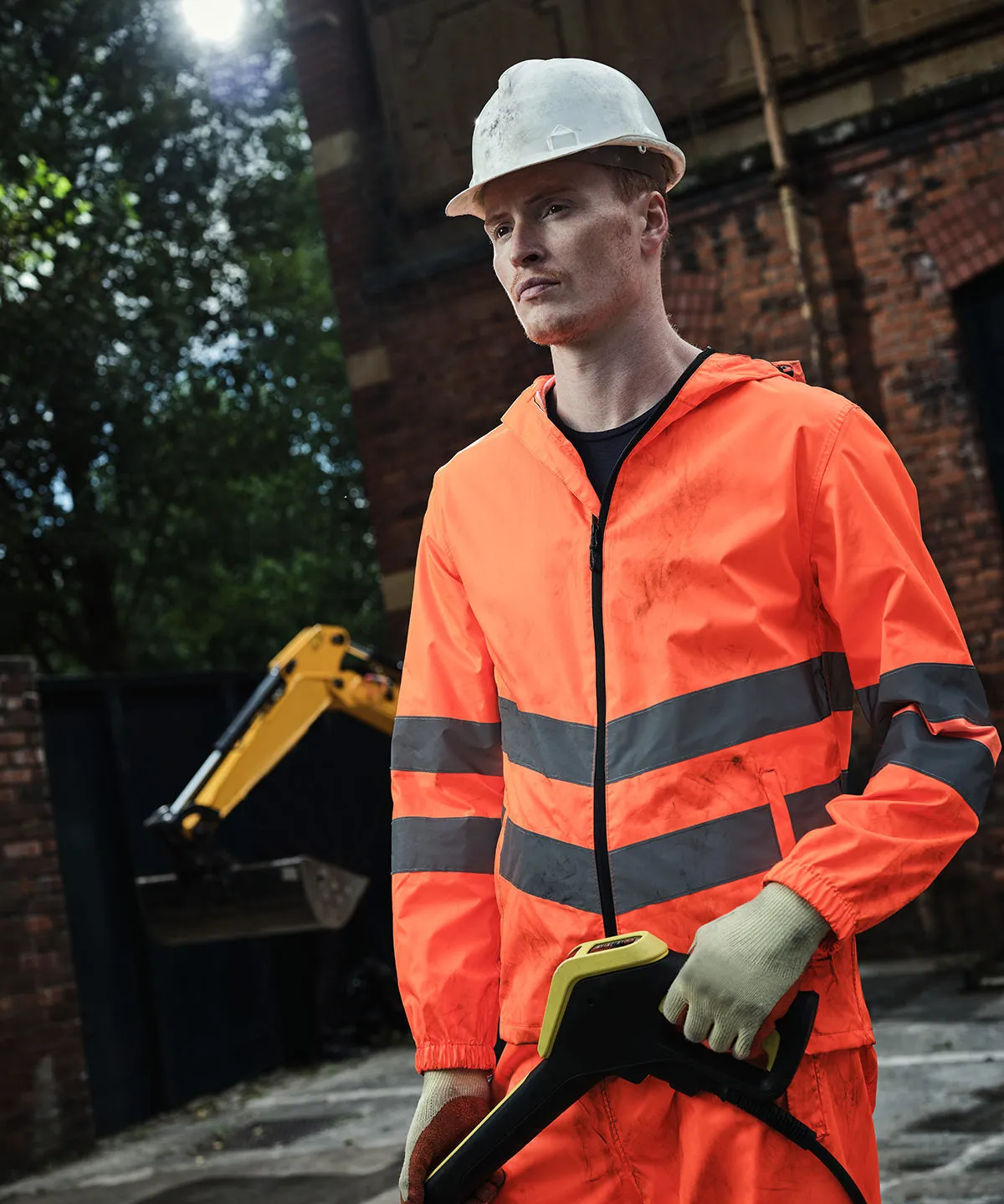 High-vis pro pack-away jacket | Yellow
