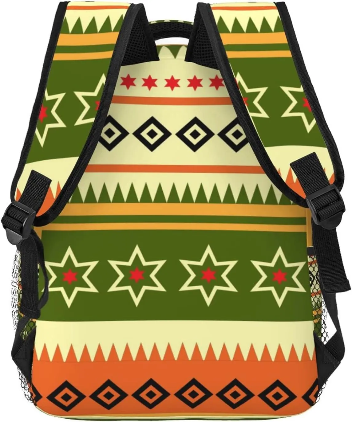 IndianAfricaStripe Backpack Laptop Backpack Sports Travel Shoulder bag Light casual backpack