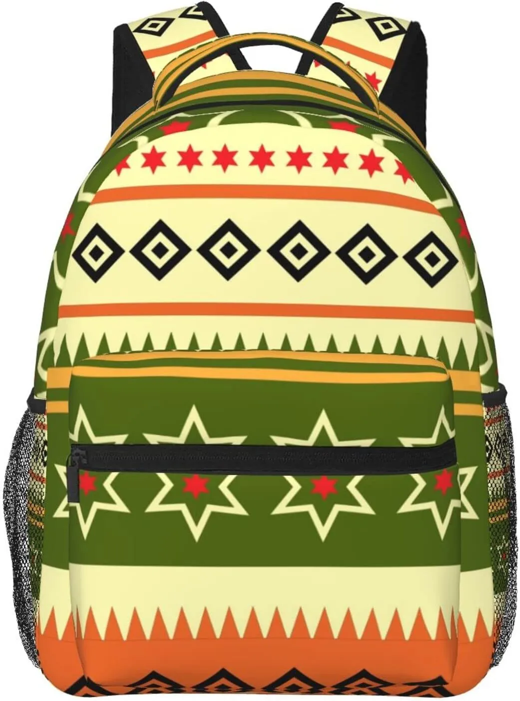 IndianAfricaStripe Backpack Laptop Backpack Sports Travel Shoulder bag Light casual backpack