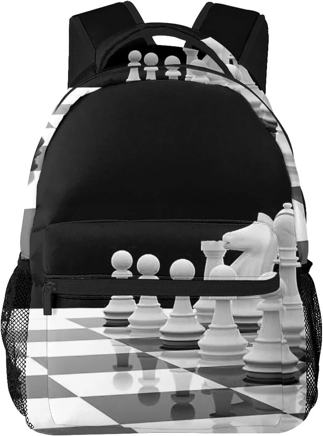 International Chess Piece Chessboard Backpack Laptop Backpack Sports Travel Shoulder bag Light casual backpack