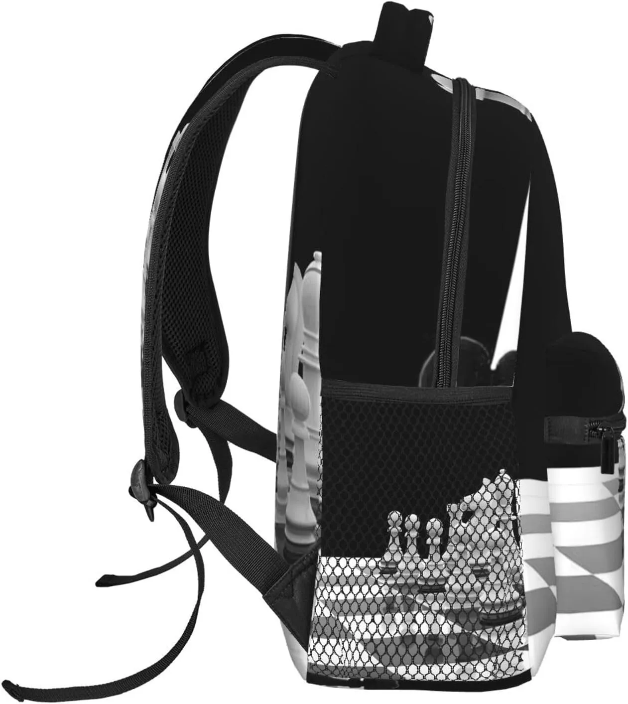 International Chess Piece Chessboard Backpack Laptop Backpack Sports Travel Shoulder bag Light casual backpack
