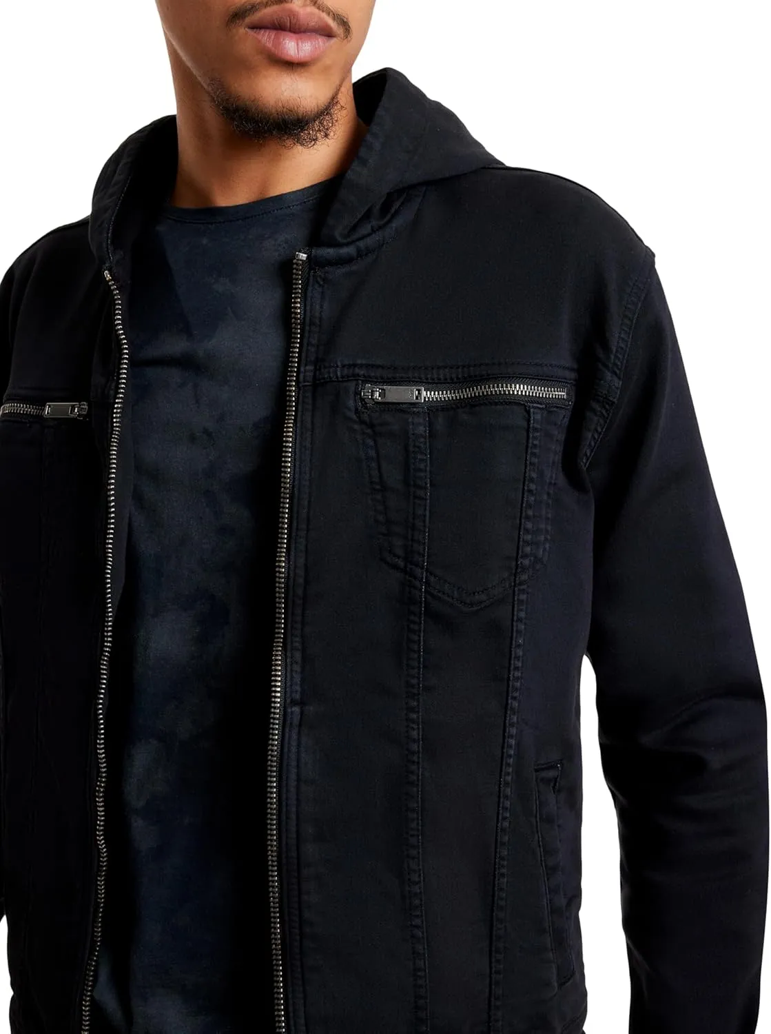 John Varvatos Men's Scott Hooded Jacket