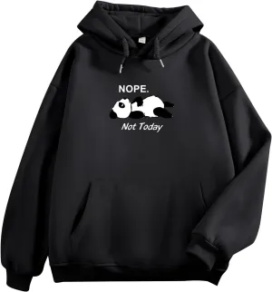 KEEVICI Womens Cute Hoodies Sweatshirts for Teen Girls Panda Graphic Kawaii Hoodie Preppy Aesthetic Pullover
