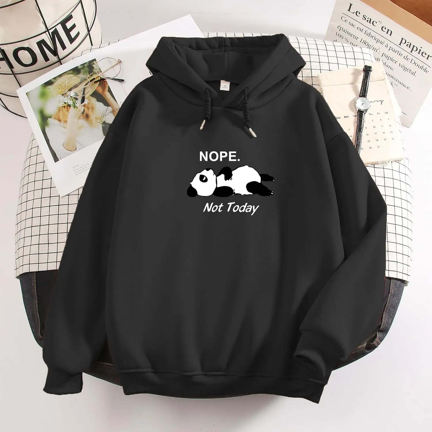 KEEVICI Womens Cute Hoodies Sweatshirts for Teen Girls Panda Graphic Kawaii Hoodie Preppy Aesthetic Pullover