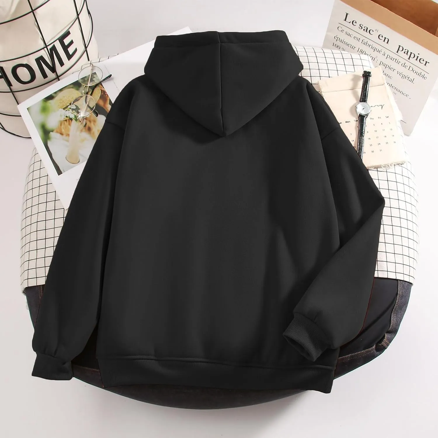KEEVICI Womens Cute Hoodies Sweatshirts for Teen Girls Panda Graphic Kawaii Hoodie Preppy Aesthetic Pullover