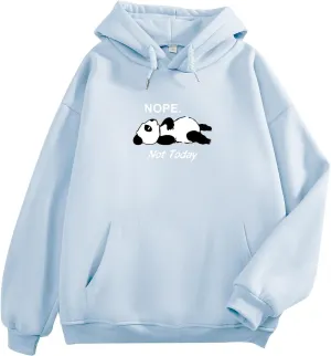 KEEVICI Womens Cute Hoodies Sweatshirts for Teen Girls Panda Graphic Kawaii Hoodie Preppy Aesthetic Pullover