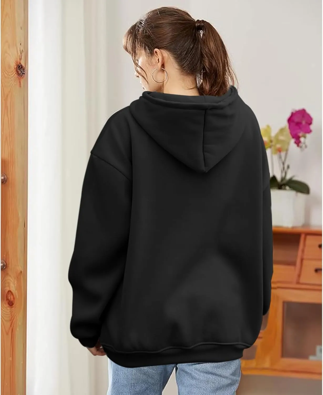 KEEVICI Womens Cute Hoodies Sweatshirts for Teen Girls Panda Graphic Kawaii Hoodie Preppy Aesthetic Pullover