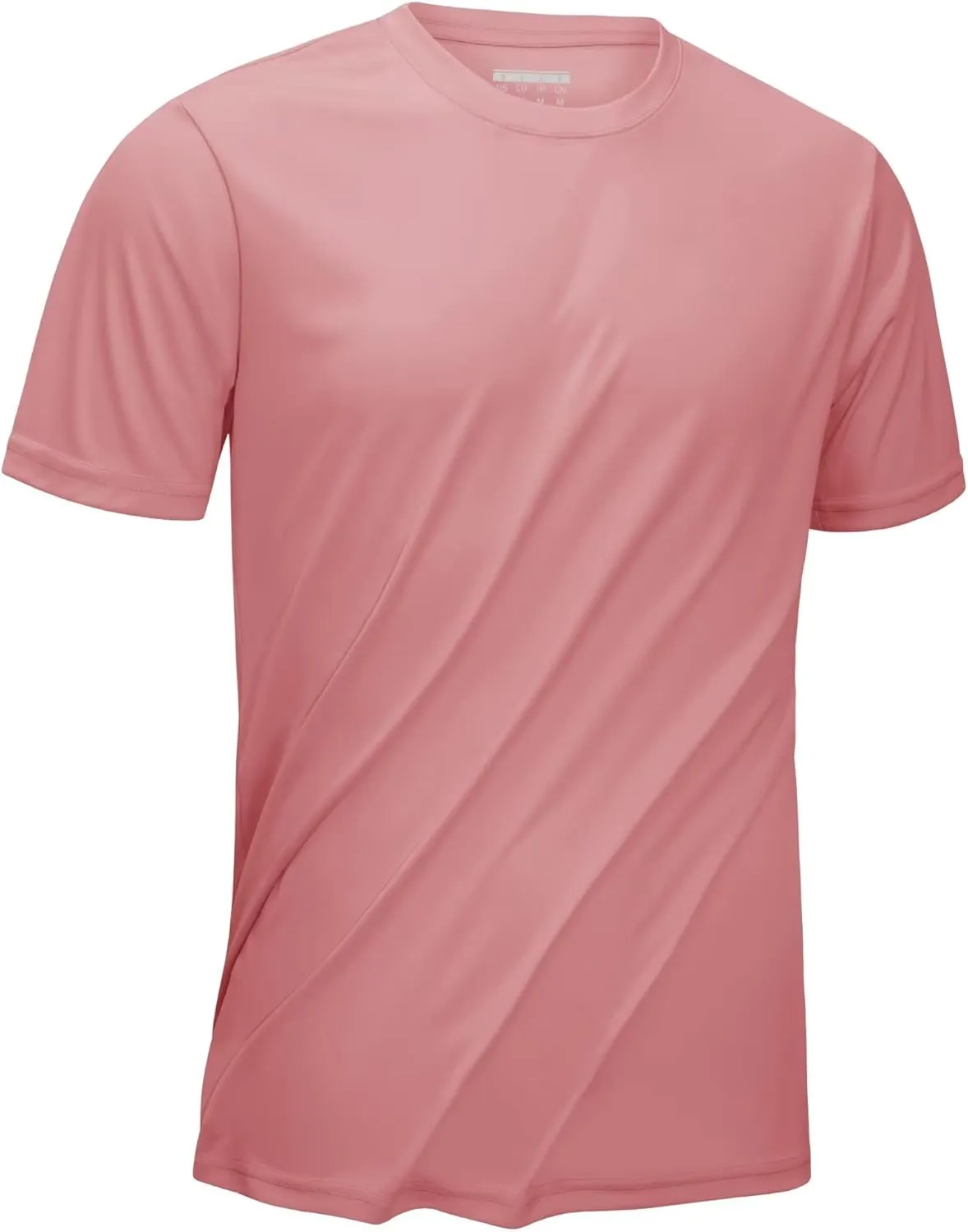 KEFITEVD Men's Short Sleeve UPF 50  Sun Protection Shirts Quick Dry Rashguard Swim Shirt SPF Workout Fishing Athletic T-Shirt
