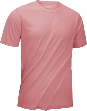 KEFITEVD Men's Short Sleeve UPF 50  Sun Protection Shirts Quick Dry Rashguard Swim Shirt SPF Workout Fishing Athletic T-Shirt