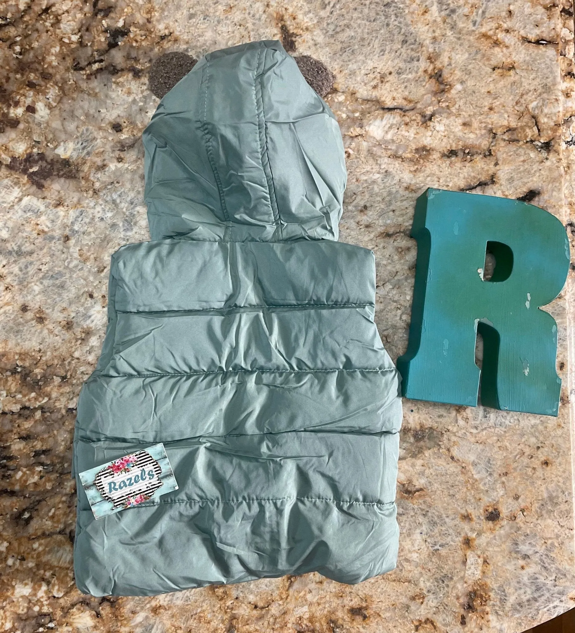 Kids Animal Ear Puffer Vest Warm Fur Lined Animal Ear Vest Fun Fall Vest