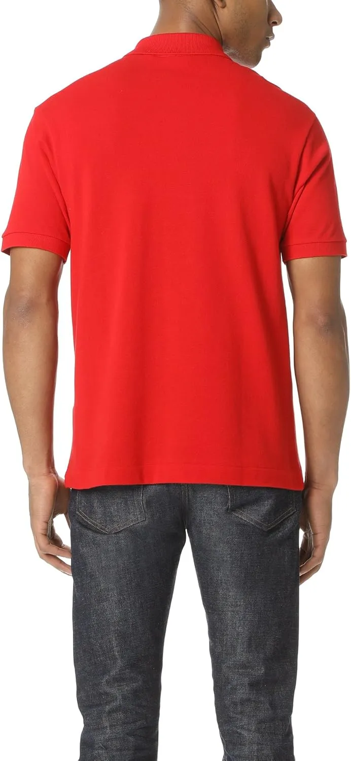 Lacoste Men's Short Sleeved Ribbed Collar Shirt