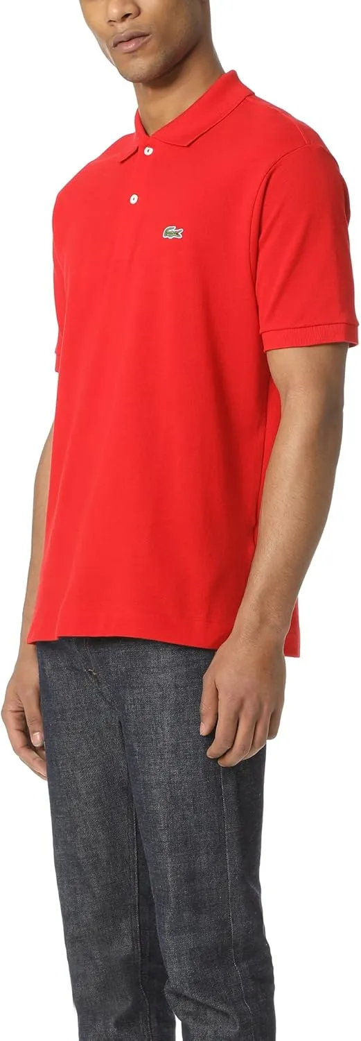 Lacoste Men's Short Sleeved Ribbed Collar Shirt