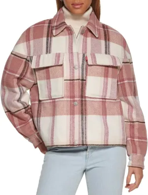 Levi's womens Wool Blend Shorty Shirt Jacket