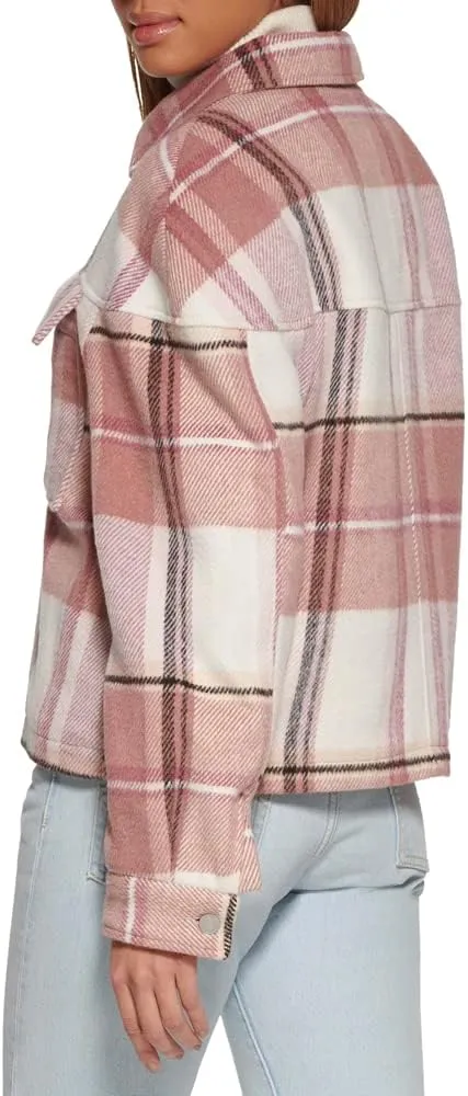 Levi's womens Wool Blend Shorty Shirt Jacket