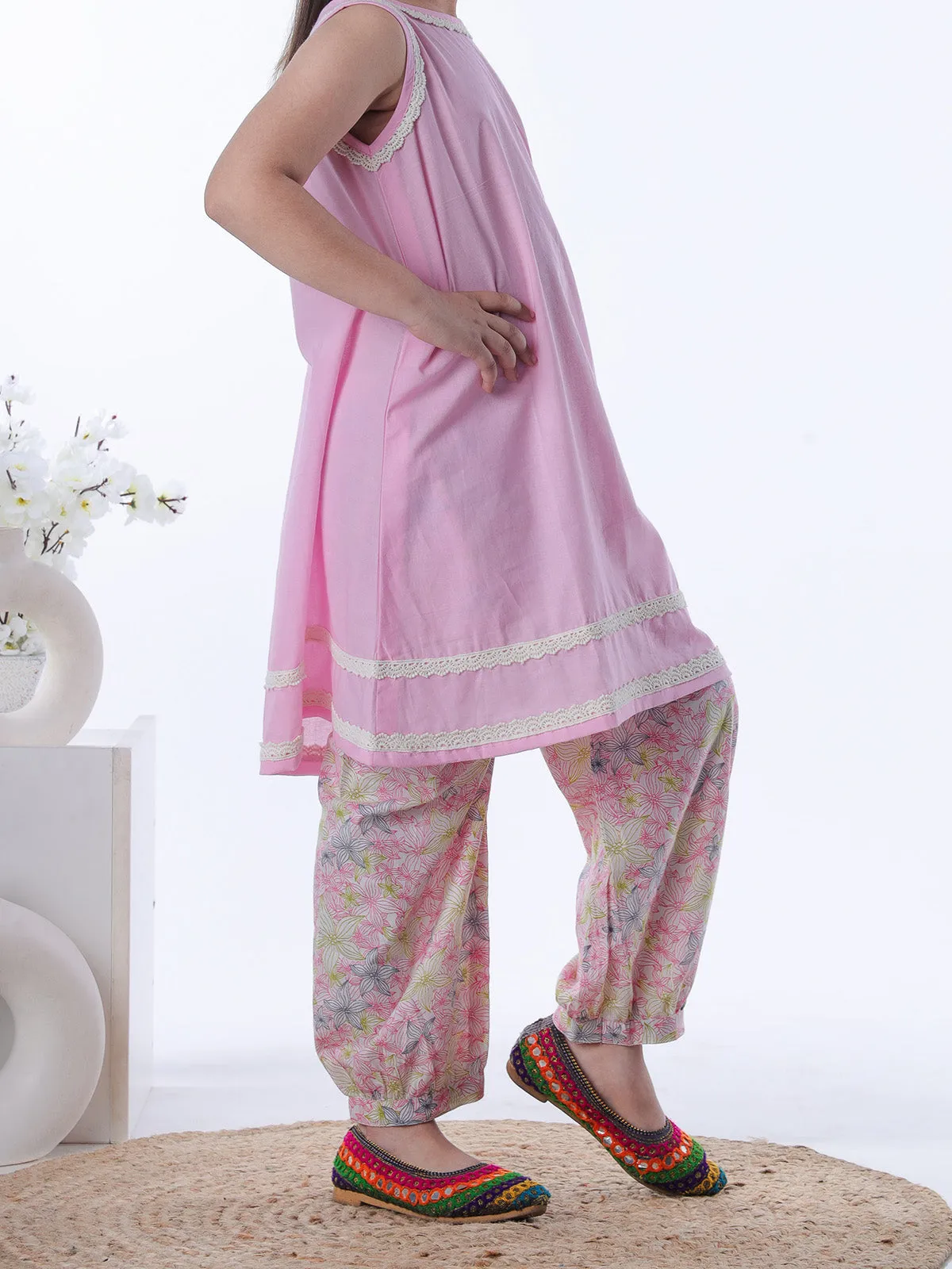 Liba Kurta Set Pink