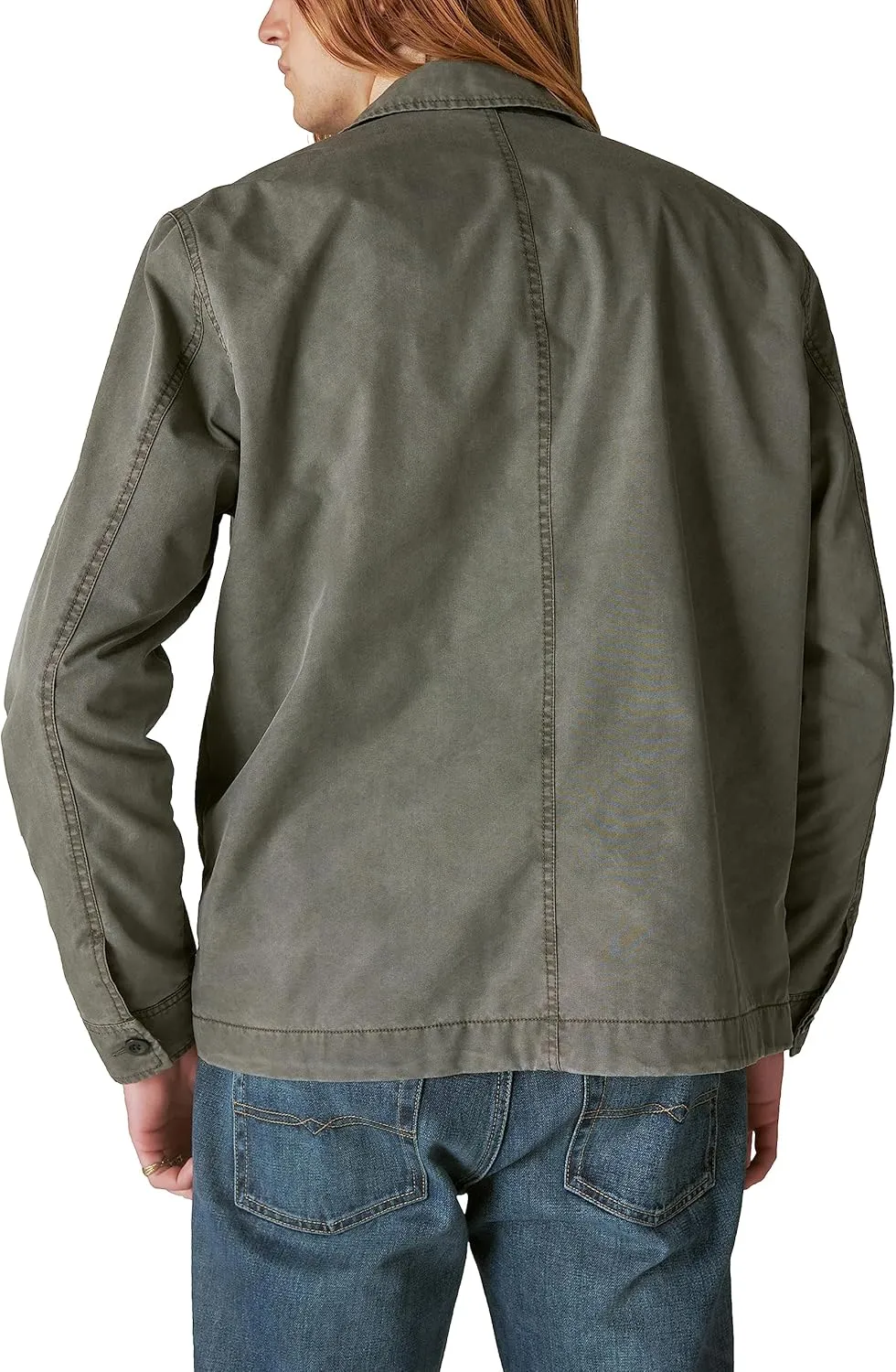 Lucky Brand Men's Fleece Lined Shirt Jacket
