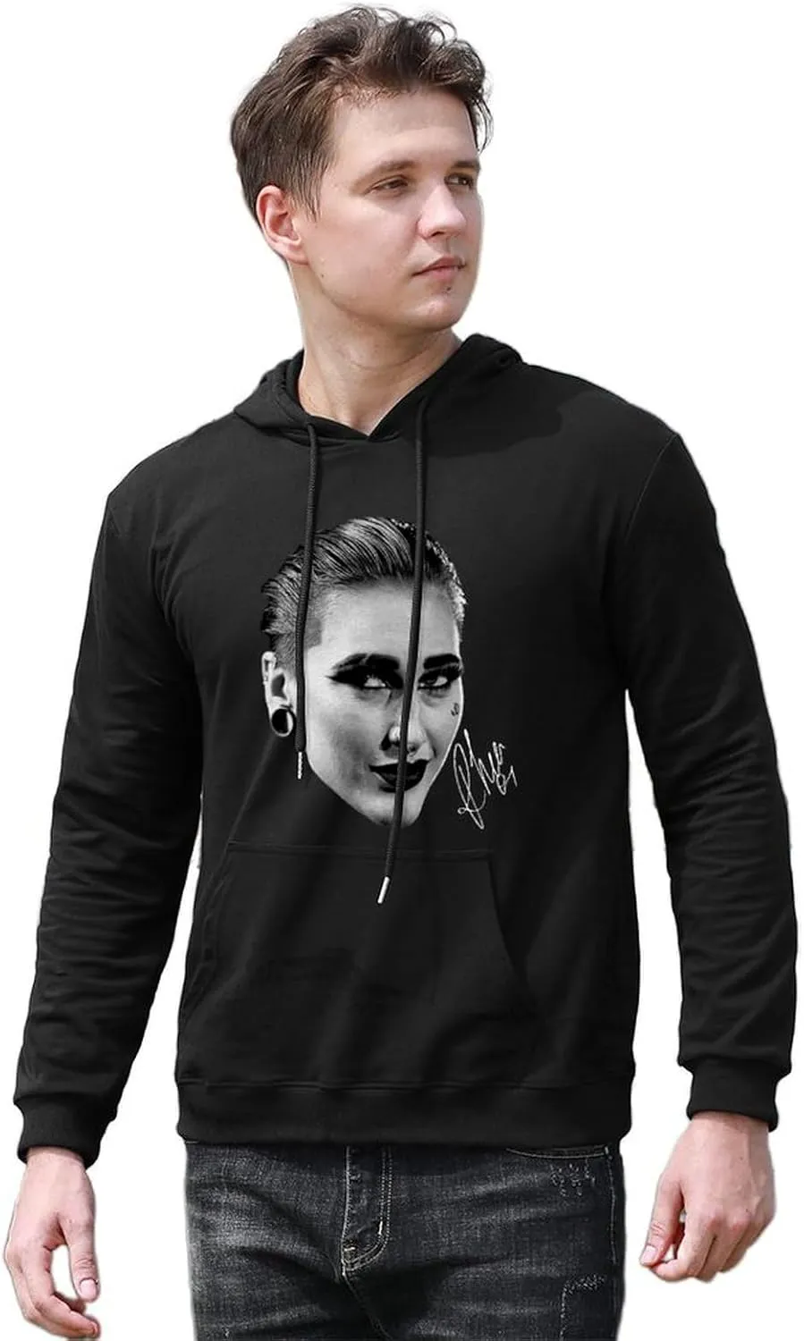 Mans Womans Hoodies Oversized Sweatshirts Casual Cotton Hooded Long Sleeve Tops Graphic Clothing
