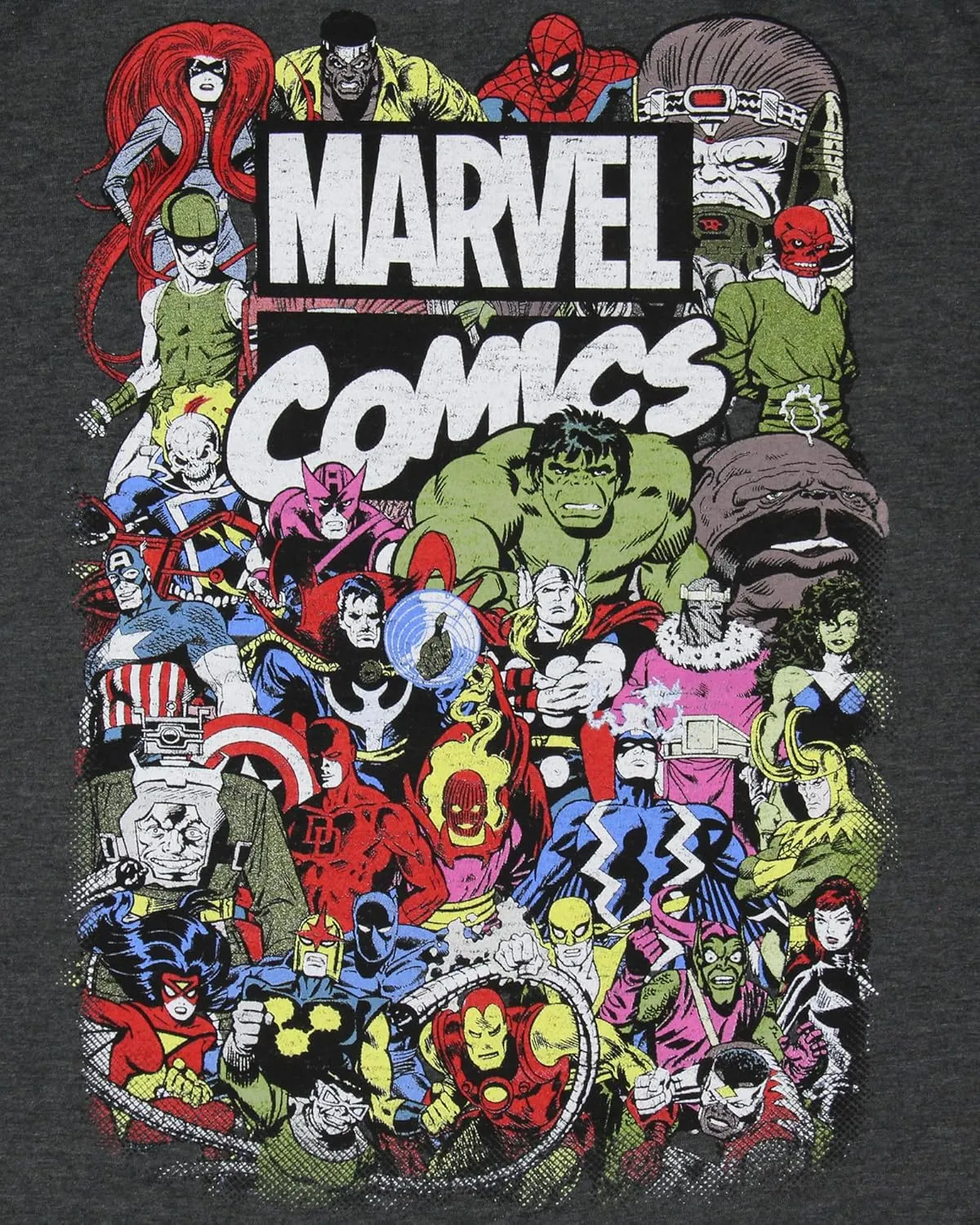 Marvel Men's Avengers Comics Crew T-Shirt