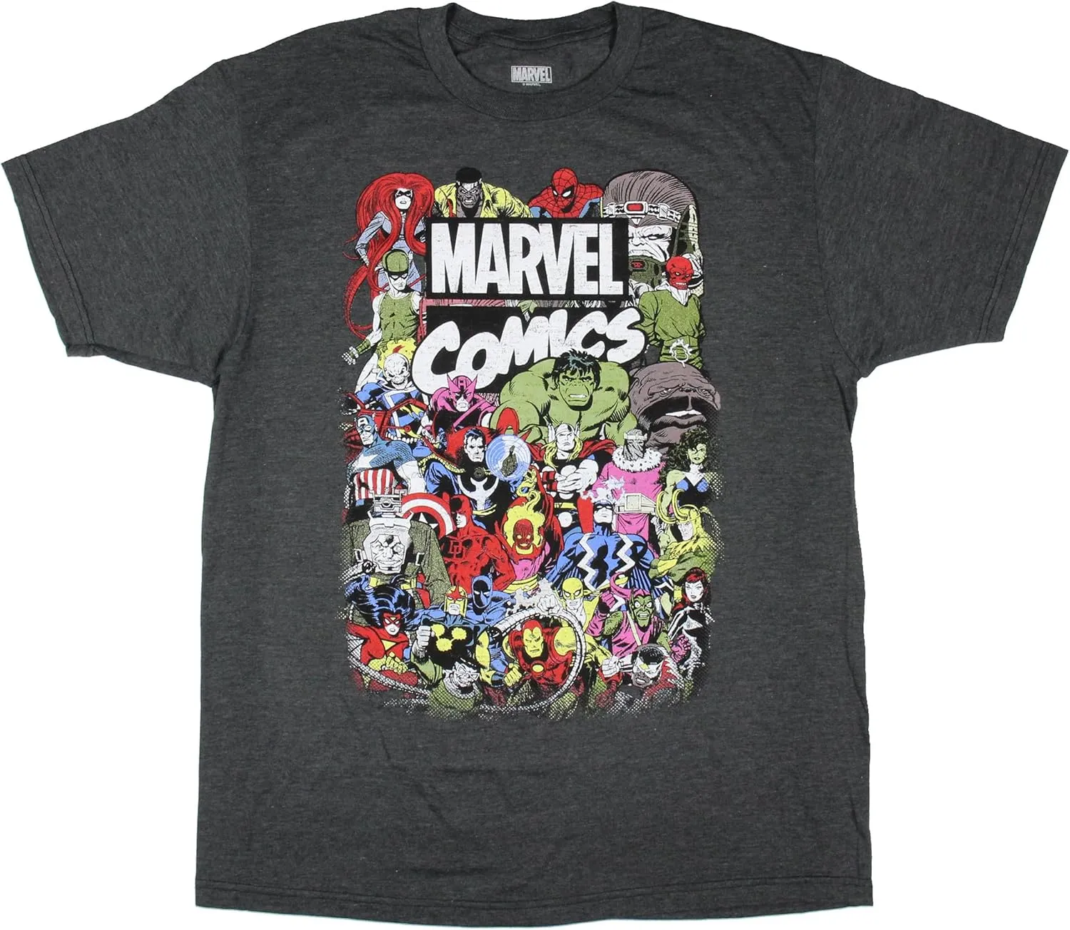Marvel Men's Avengers Comics Crew T-Shirt
