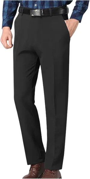 Men's Slim Fit Dress Pants Stretch Golf Pants Bussiness Casual Suit Pants for Work Office