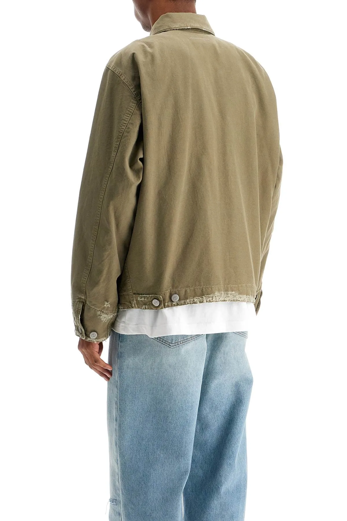 Mm6 Maison Margiela Twill Fabric Blous