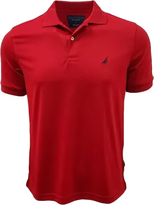 Nautica Men's Nav Tech Performance Polo Shirt