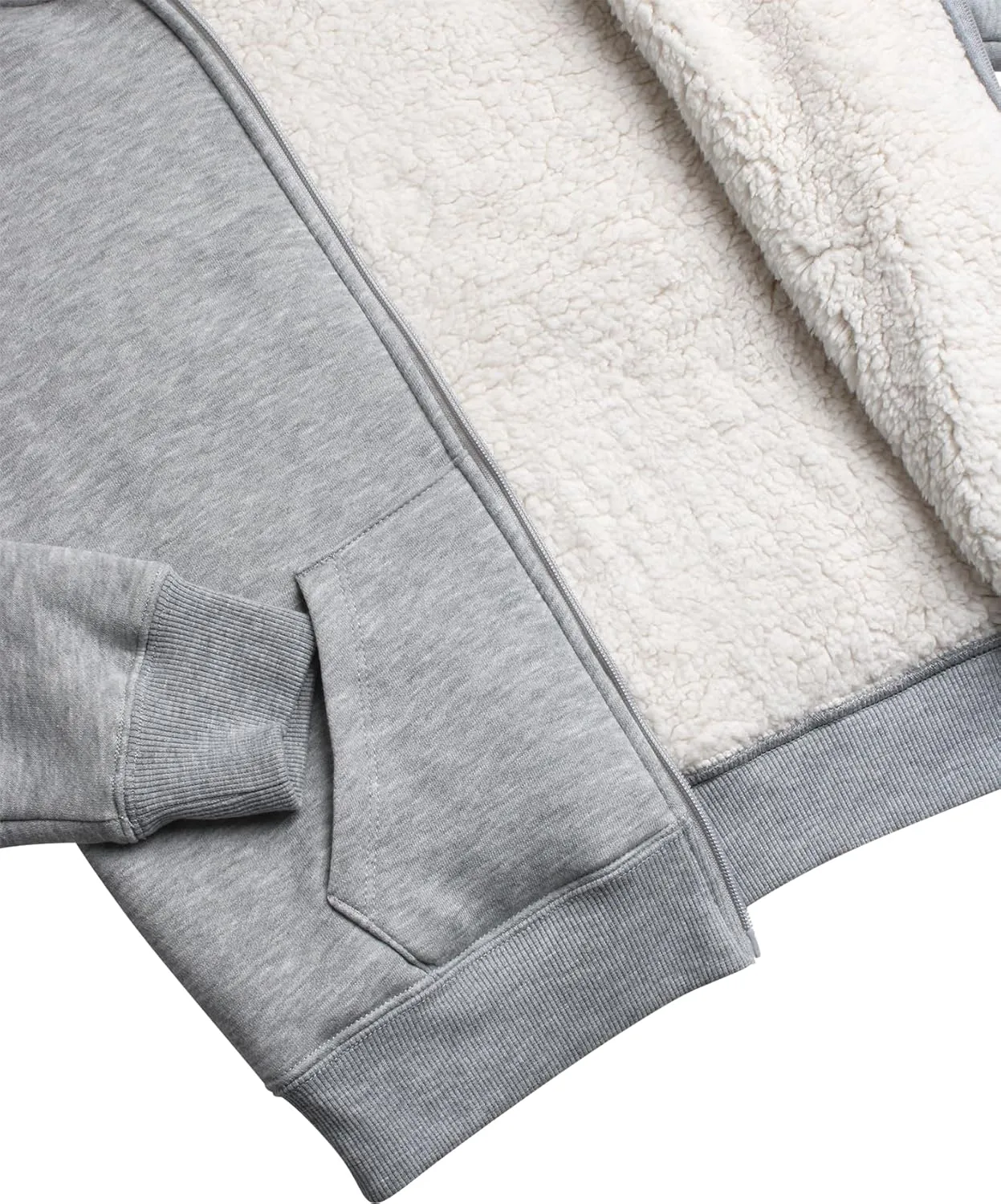 New Balance Boys' Sweatshirt - Soft Fleece Full Zip Up Sherpa-Lined Hoodies for Boys - Cozy Boys Hooded Sweatshirts (8-20)