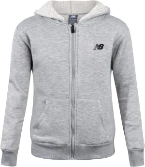 New Balance Boys' Sweatshirt - Soft Fleece Full Zip Up Sherpa-Lined Hoodies for Boys - Cozy Boys Hooded Sweatshirts (8-20)