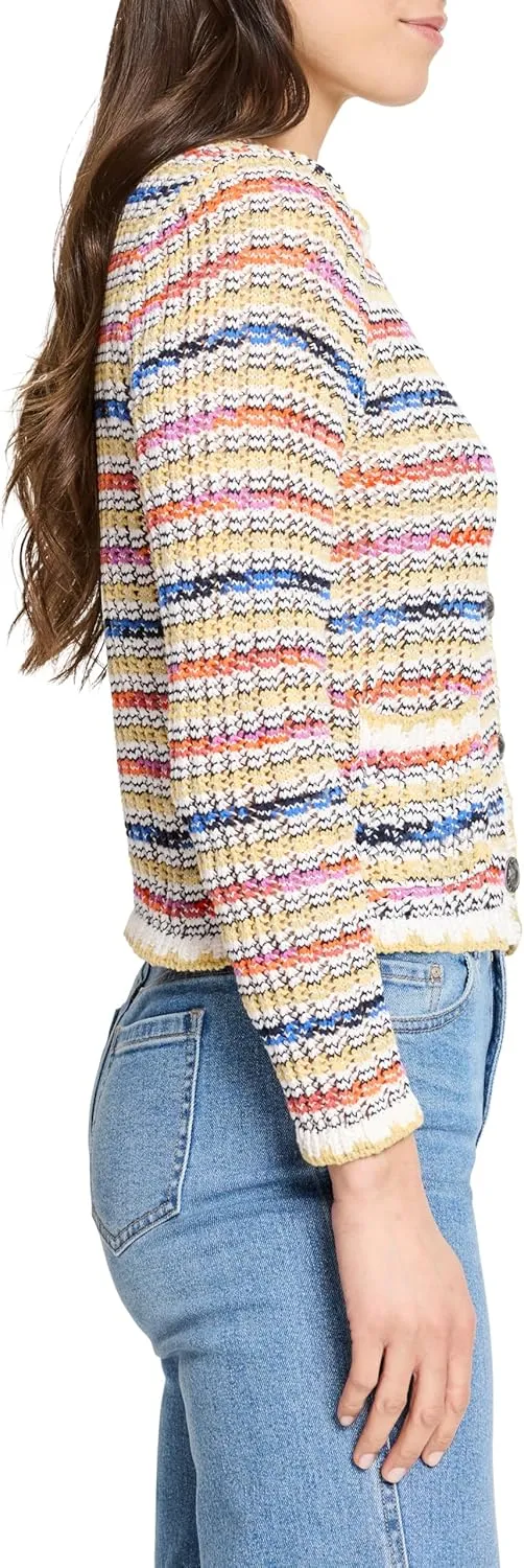 NIC ZOE Women's Coastal Crochet Knit Jacket