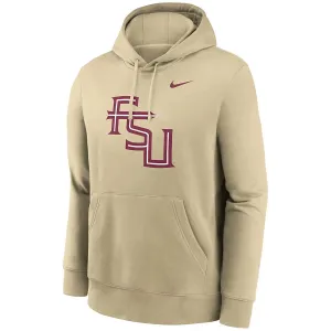 Nike Men's Stacked FSU Club Fleece Hood - Vegas Gold