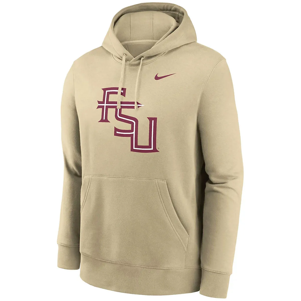 Nike Men's Stacked FSU Club Fleece Hood - Vegas Gold
