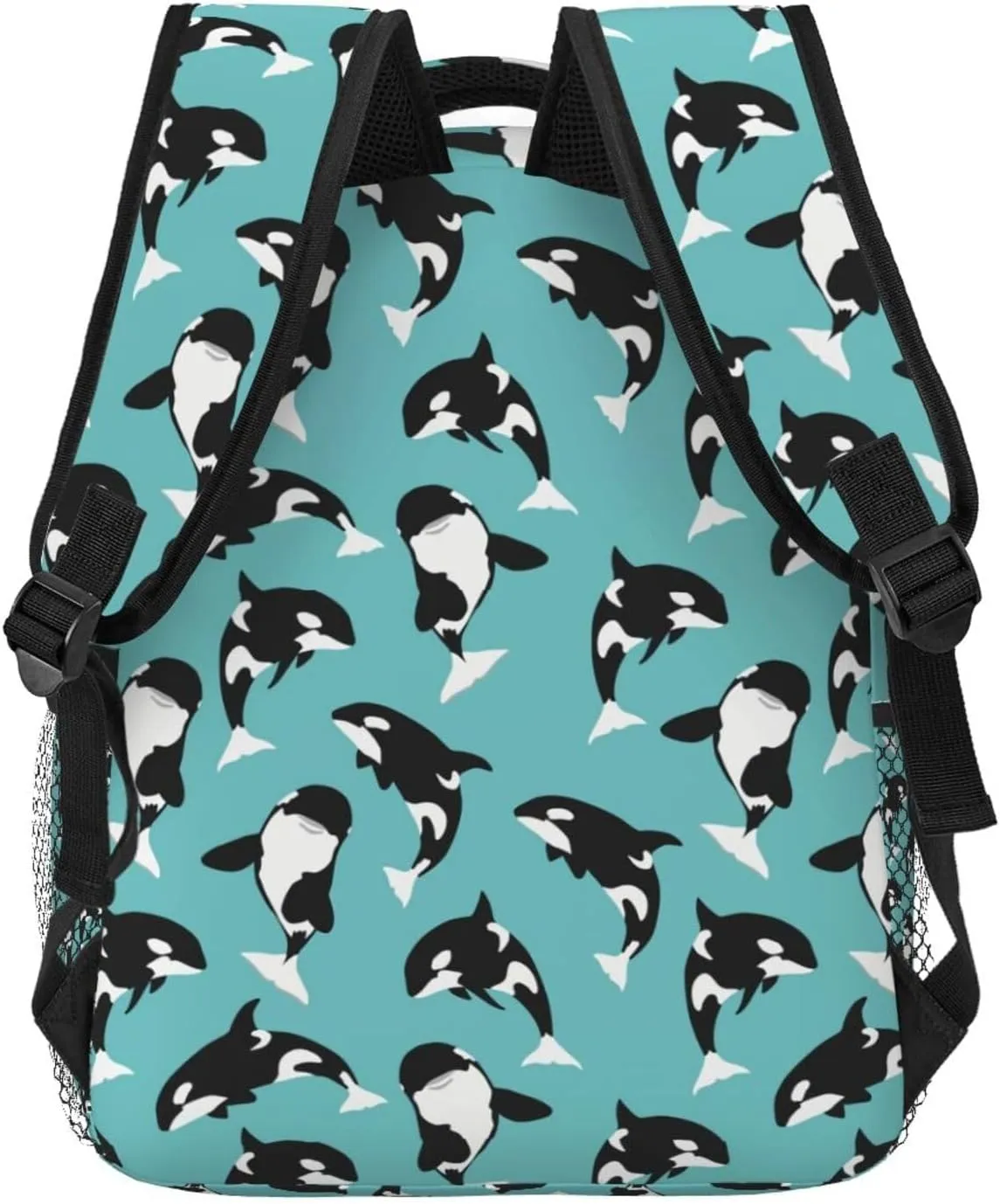 Orca Killer Whale Sea Life Durable Backpack Laptop Backpack Sports Travel Shoulder bag Light casual backpack