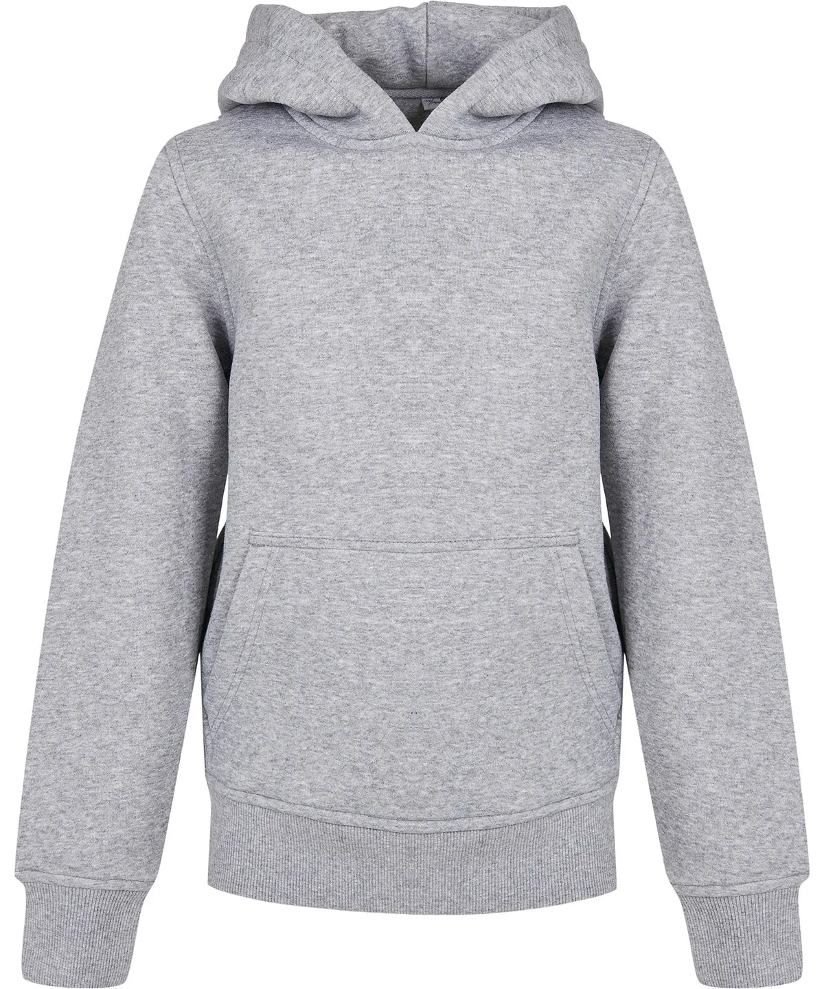 Organic kids basic hoodie | Heather Grey