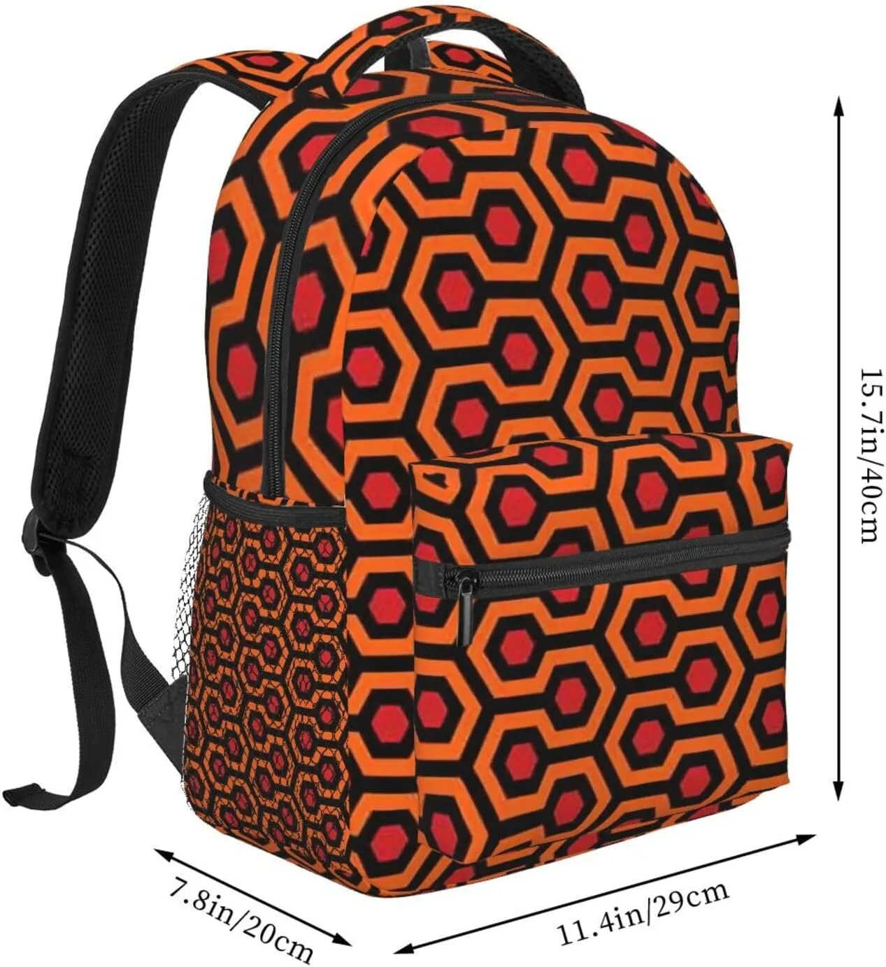 Overlook Hotel Carpet The Shining Sherpa Backpack Laptop Backpack Sports Travel Shoulder bag Light casual backpack