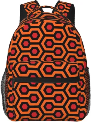 Overlook Hotel Carpet The Shining Sherpa Backpack Laptop Backpack Sports Travel Shoulder bag Light casual backpack