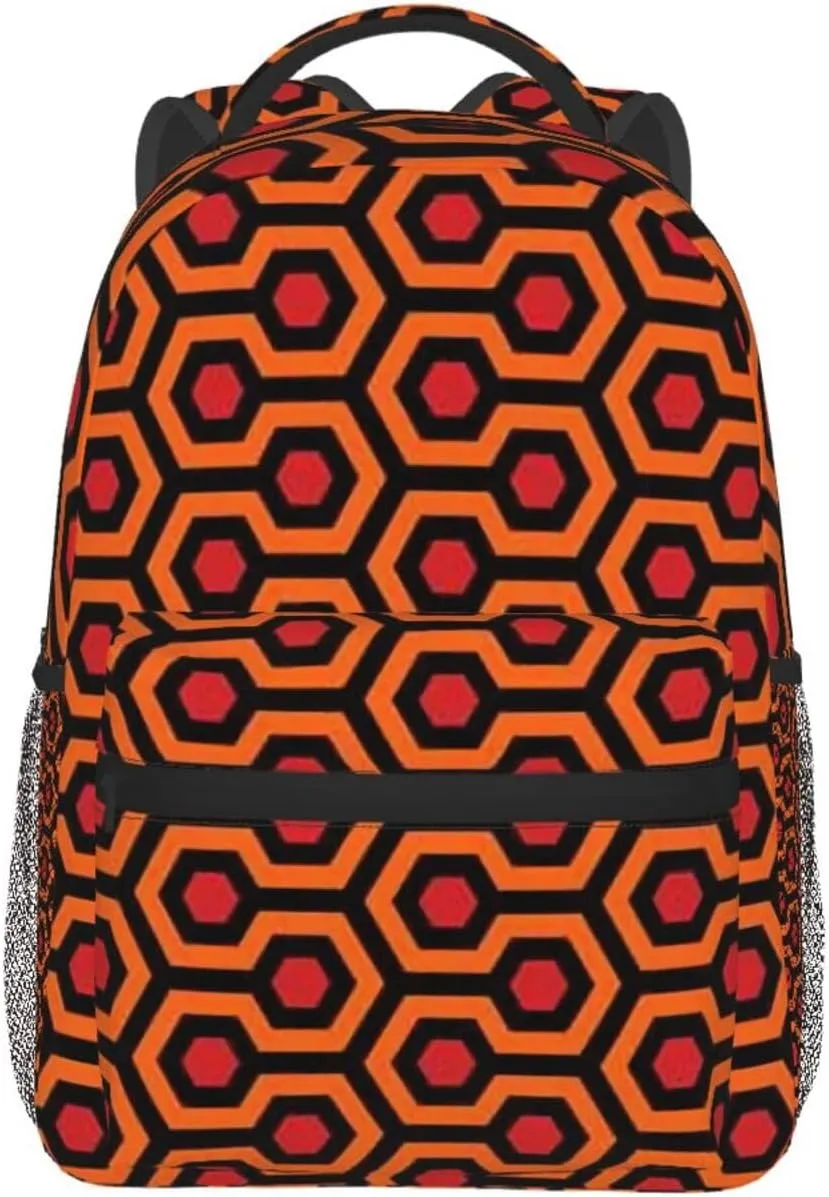 Overlook Hotel Carpet The Shining Sherpa Backpack Laptop Backpack Sports Travel Shoulder bag Light casual backpack