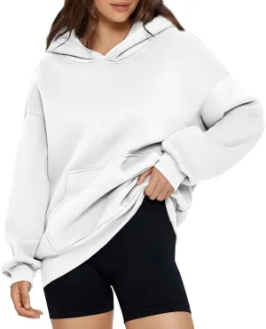 Oversized Hoodies for Women Fleece Pullover Pocket Loose Fit Y2k Hoodie Preppy Cute Sweatshirts Winter Sweaters