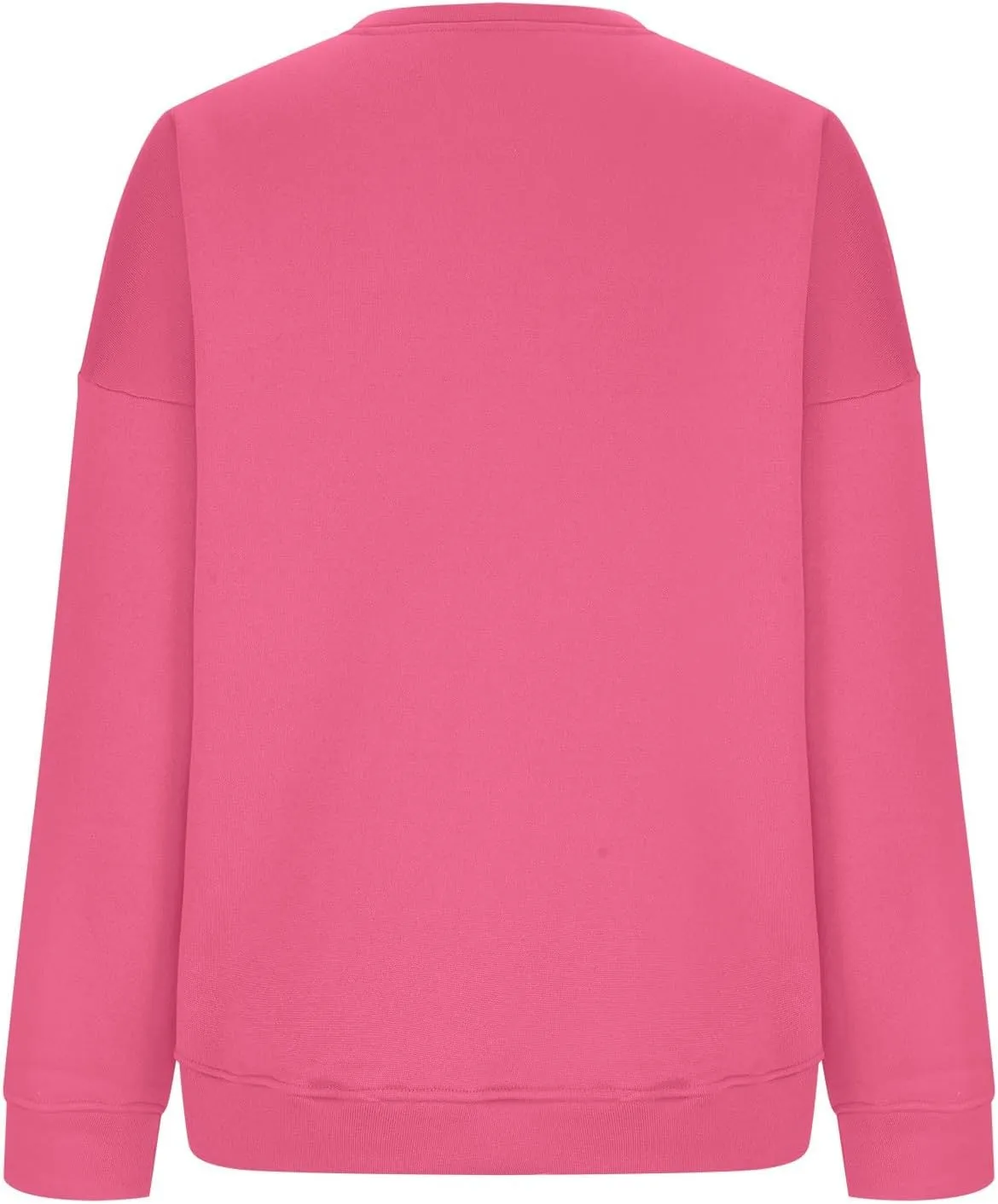 Oversized Sweatshirt for Women Loose Fit Preppy Long Sleeve Fleece Pullover Winter Warm Crew Neck Sweater Tops