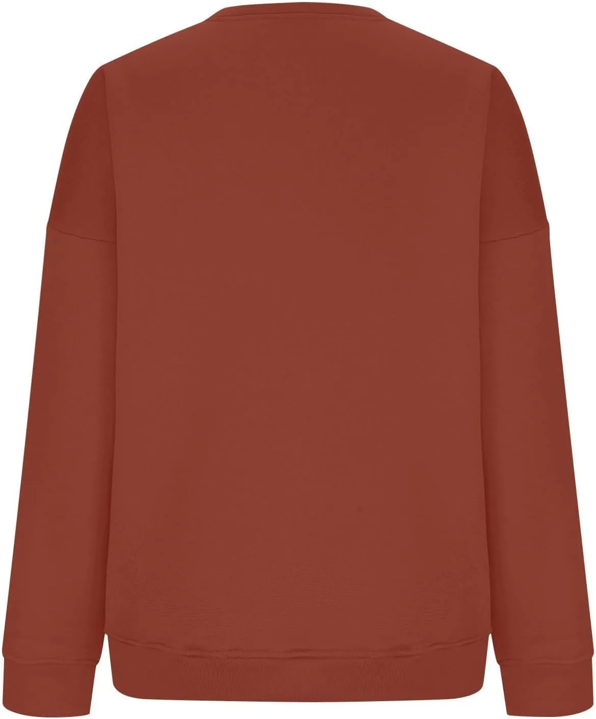 Oversized Sweatshirt for Women Loose Fit Preppy Long Sleeve Fleece Pullover Winter Warm Crew Neck Sweater Tops