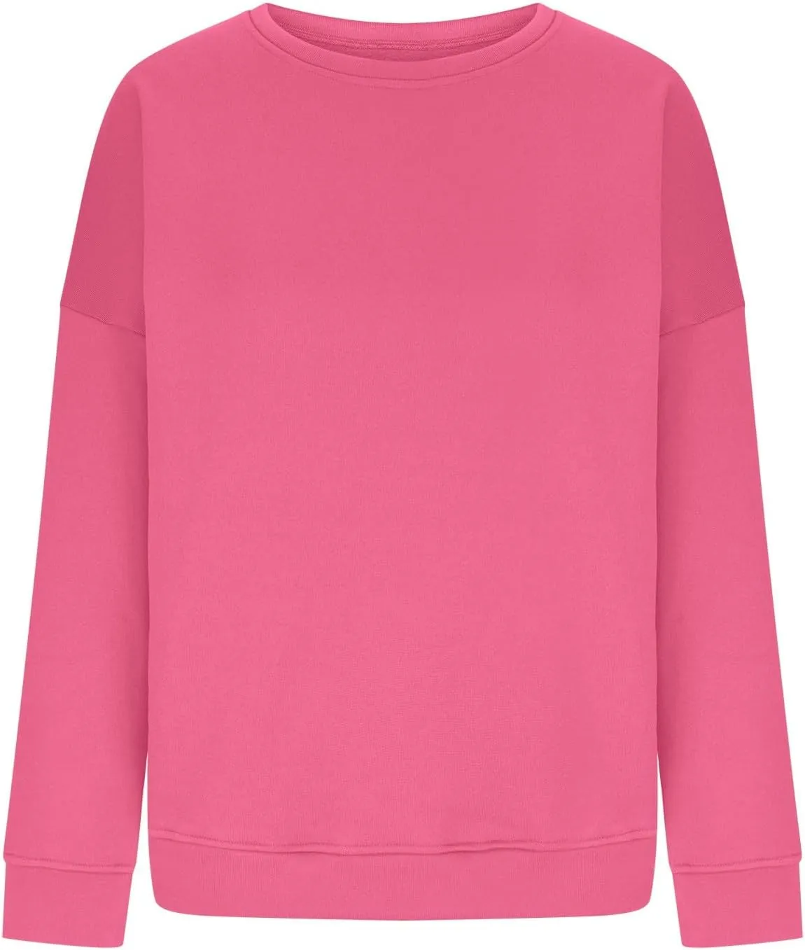 Oversized Sweatshirt for Women Loose Fit Preppy Long Sleeve Fleece Pullover Winter Warm Crew Neck Sweater Tops