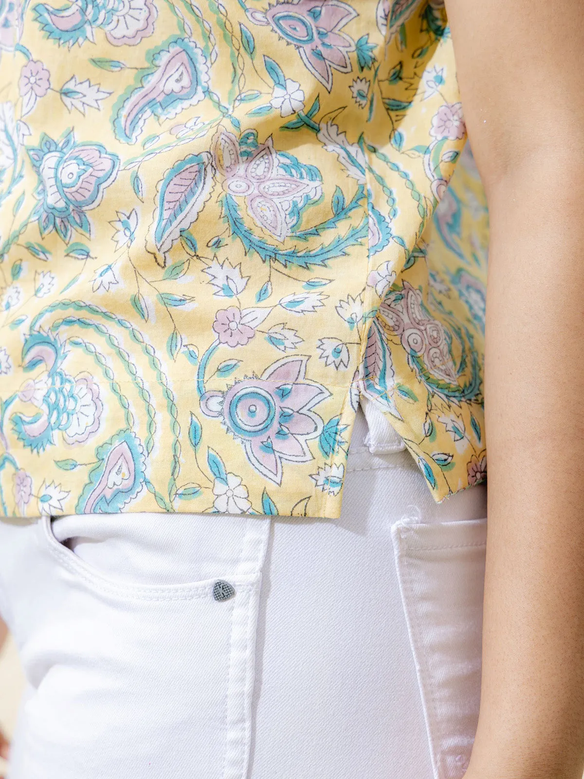 Pastel Sunshine Top Yellow
