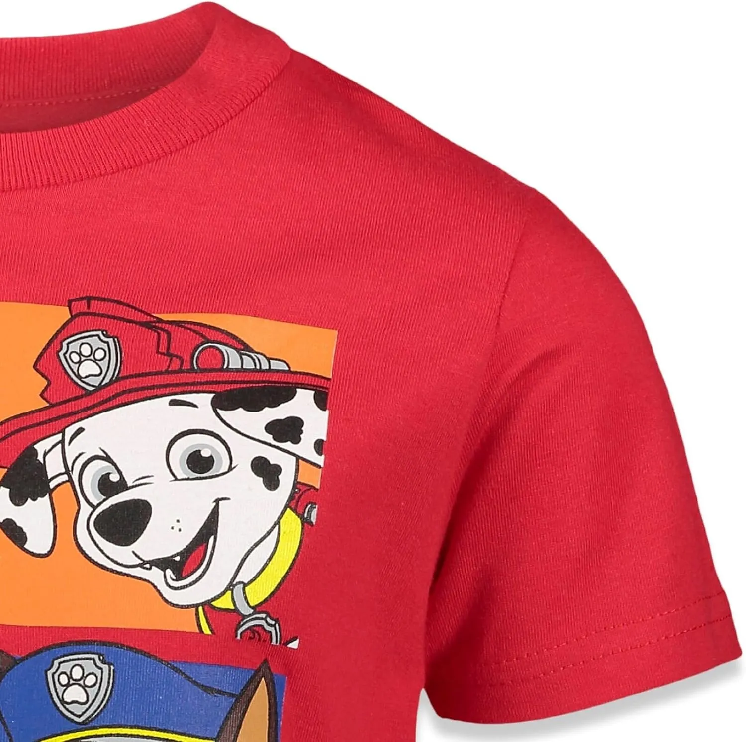 Paw Patrol Chase Marshall Rubble Rocky 4 Pack Graphic T-Shirts Toddler to Big Kid