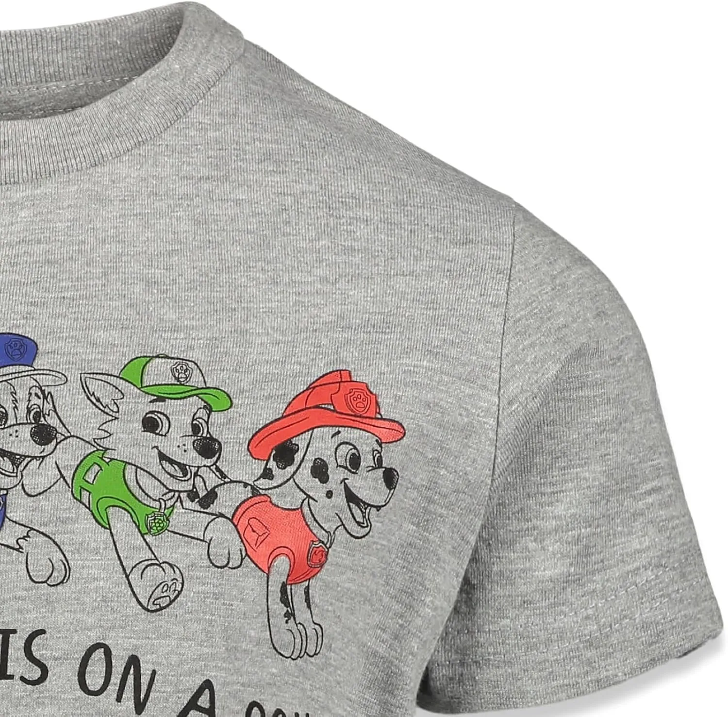 Paw Patrol Chase Marshall Rubble Rocky 4 Pack Graphic T-Shirts Toddler to Big Kid
