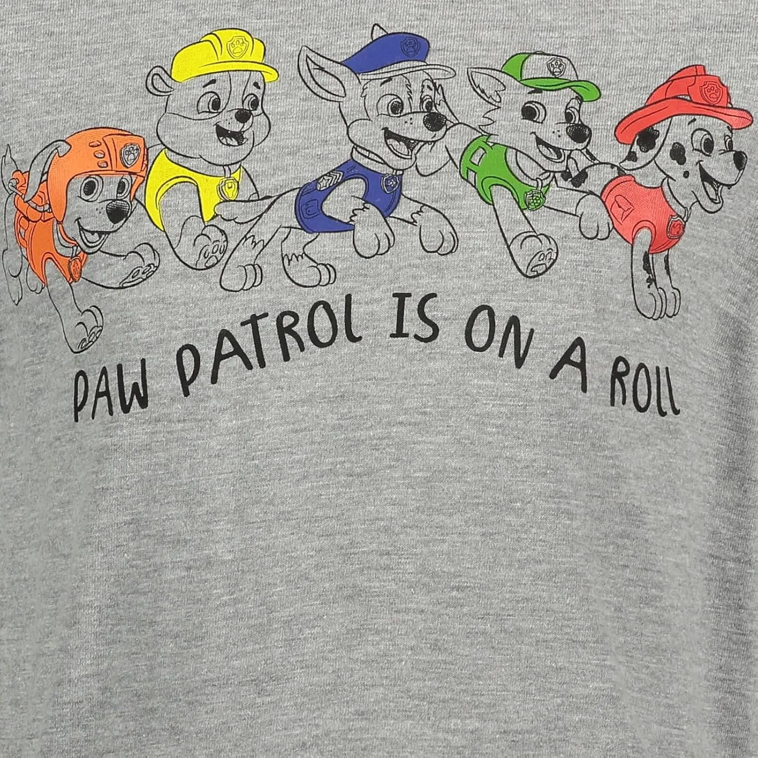 Paw Patrol Chase Marshall Rubble Rocky 4 Pack Graphic T-Shirts Toddler to Big Kid