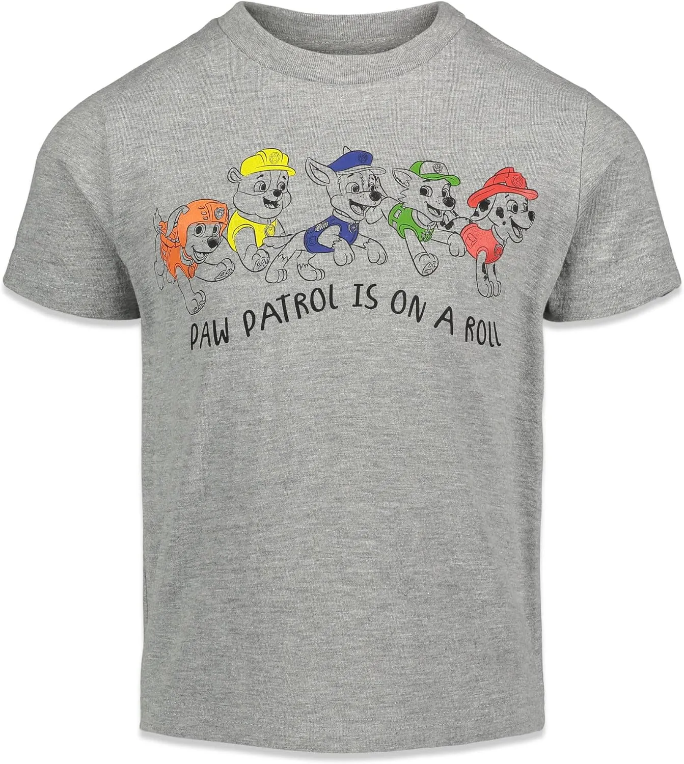 Paw Patrol Chase Marshall Rubble Rocky 4 Pack Graphic T-Shirts Toddler to Big Kid